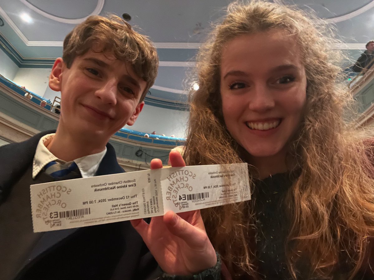 Excited to hear the SCO with my sister who just got back from London! #perfectscorepodcast #music #concert #london