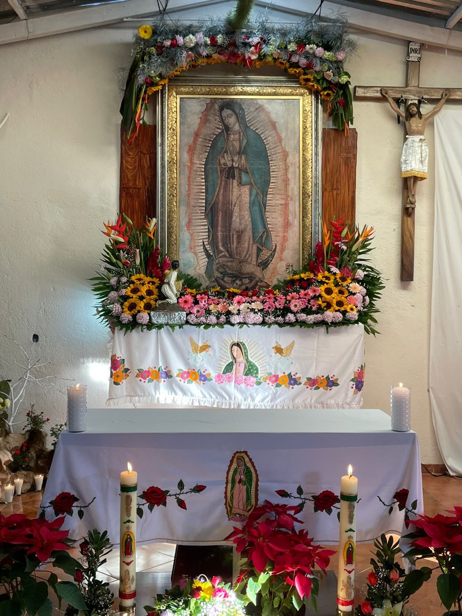 moisescvilla's tweet photo. Hoy en tu día madre de Guadalupe , te doy gracias por la salud, el amor y trabajo; la oportunidad de compartir el pan y la sal en comunidad 🙏 como la bendición del trabajo a nuestros colaboradores y con ello llevar el sustento a su hogar 
Gracias Madre 🙏
#LaGuadalupana
#VirgendeGudalupe