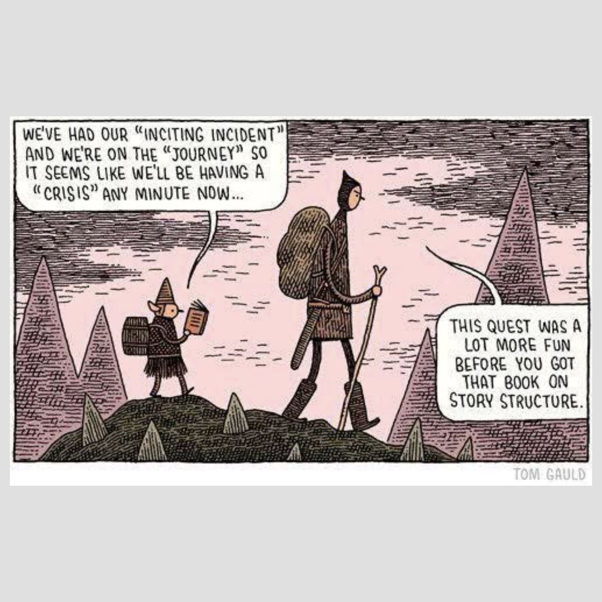 3nildown's tweet photo. I love all the #TomGauld cartoons but this is probably my favourite! 😂
@DramaGroups @stagemeetsworld @writerssrealm @writerssink #theatre #theater #newwriting #WritingCommunity #writerscommunity #writers #writerslife #amwriting #comedy #drama #actors #art #arts #writer #films https://t.co/N60T05bcE1