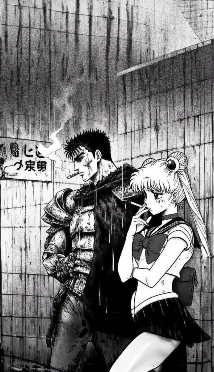 Pokemonpshot's tweet photo. Berserk x Sailor Moon https://t.co/Gk4tMmyNsB
