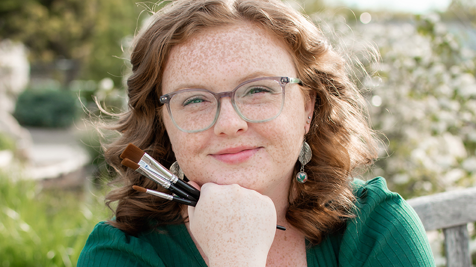 KStateAlumni's tweet image. For Allison Bowman ’17, a multidisciplinary artist and nonprofit professional, creates layered works featuring acrylics, collages, and pressed plants — all while promoting art as a tool for mental well-being. 
k-state.com/news/2024allis…
#KStateAlumni #KansasStateUniversity #Wildcats