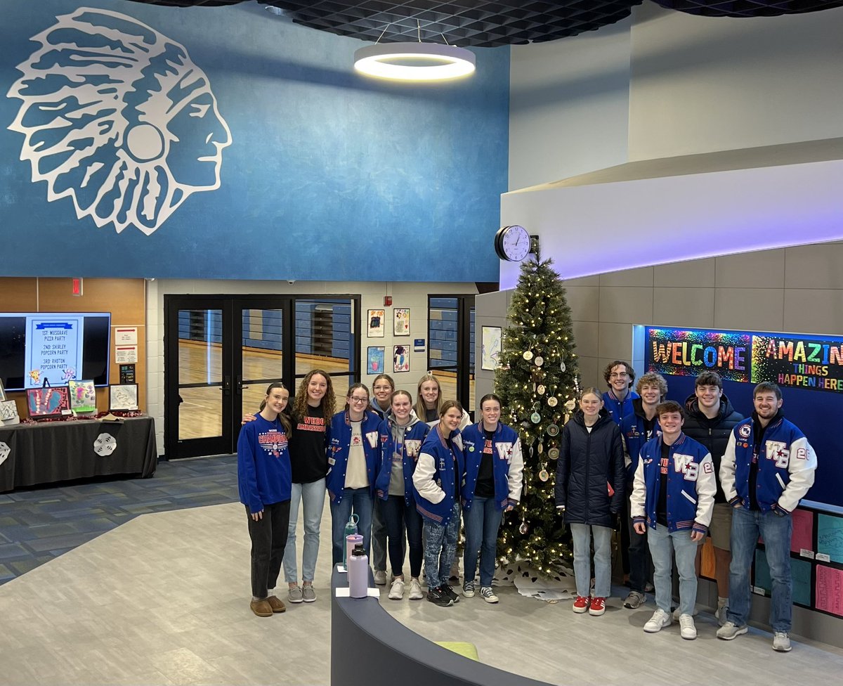 WeboStrength's tweet photo. The Athletic Ambassadors traveled to @ThorntownES and @GWES_Rockets to deliver the third lesson on #Compassion. Last trip of the calendar year was a great one! @WeBoAthletics @WeboJrSrHigh https://t.co/2jTcdamFph