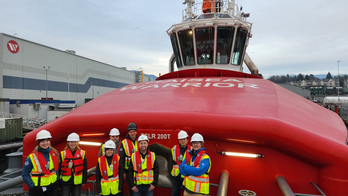 A big thank you to HaiSea Marine for hosting Robert Allan Ltd. staff on the magnificent HaiSea Warrior! 

Our team welcomed the great feedback received and are perpetually focused on making our next tugs ever better!
#navalarchitects  #marineengineers #robertallanltd