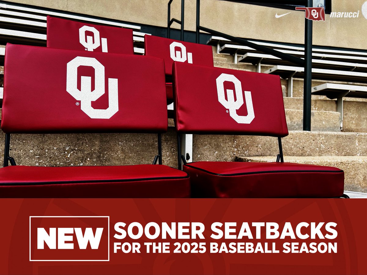🚨 new to L. Dale this spring » Sooner Seatbacks!

purchase your upper reserved seating today ➡️ ouath.at/25BSBseason