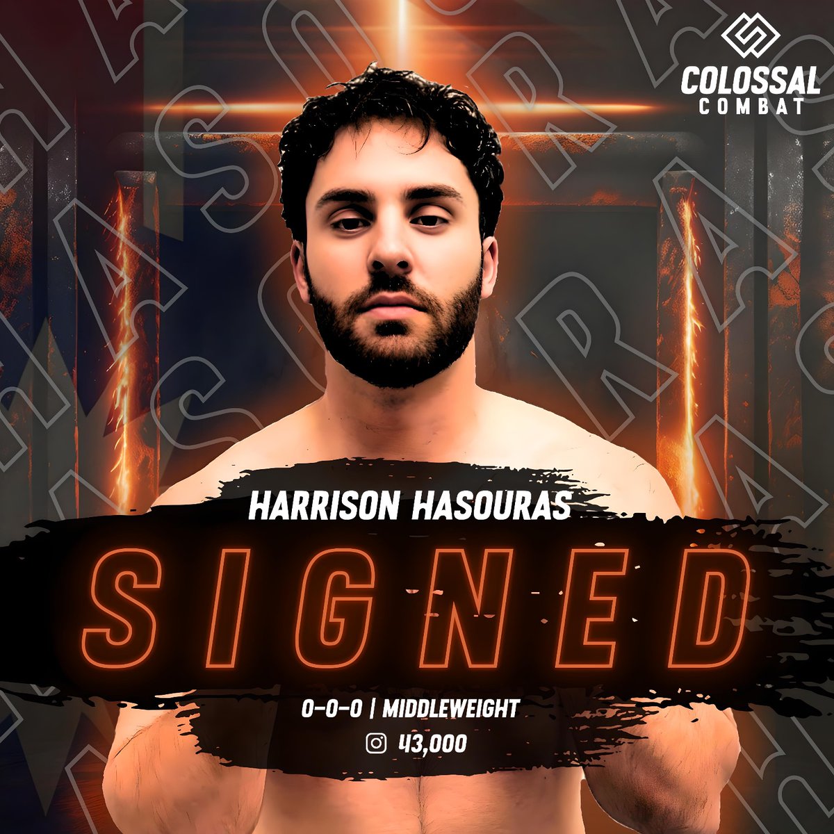 Day 12 - Colossal Combat Calendar

⚽️ GOALS TO GLOVES 🥊

Colossal Combat is proud to announce the signing of Harrison Hasouras, a football content creator making his debut in the crossover boxing scene! 💪

🥊 Record: 0-0-0
🏋️‍♂️ Middleweight
🇦🇺 Australian Dynamo

Hailing from
