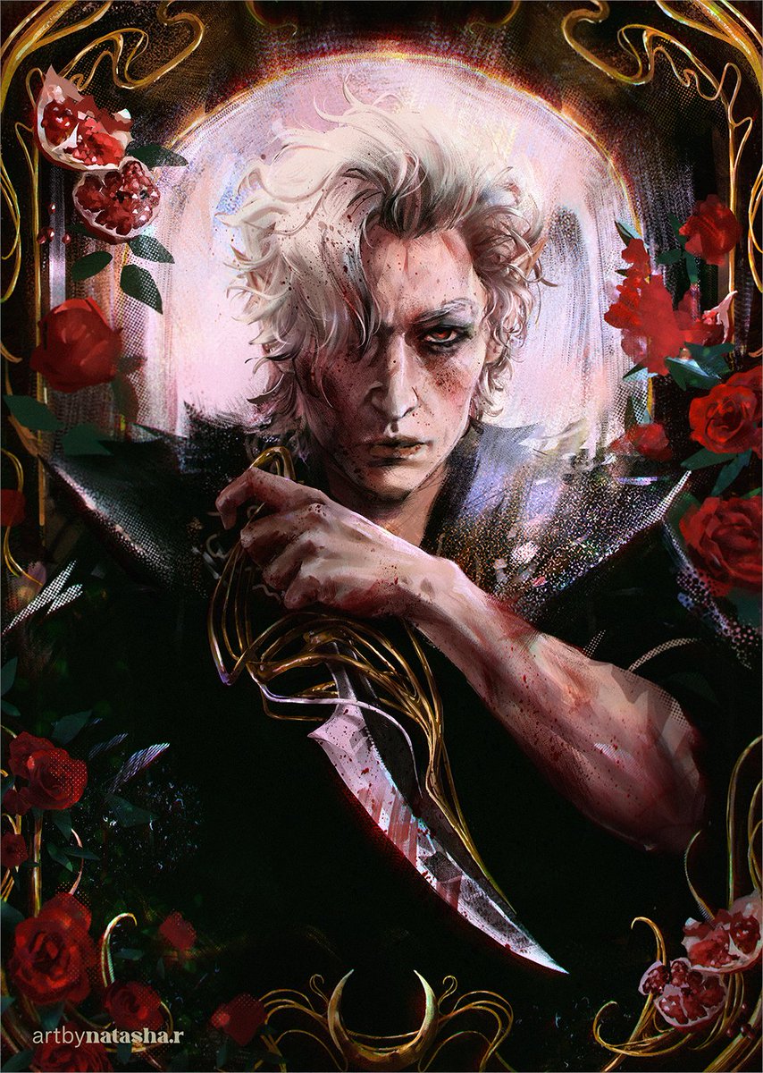 ArtByNatashaR's tweet photo. Oh, my Astarion portrait, without a doubt 🤌 https://t.co/OSJp1gECtC