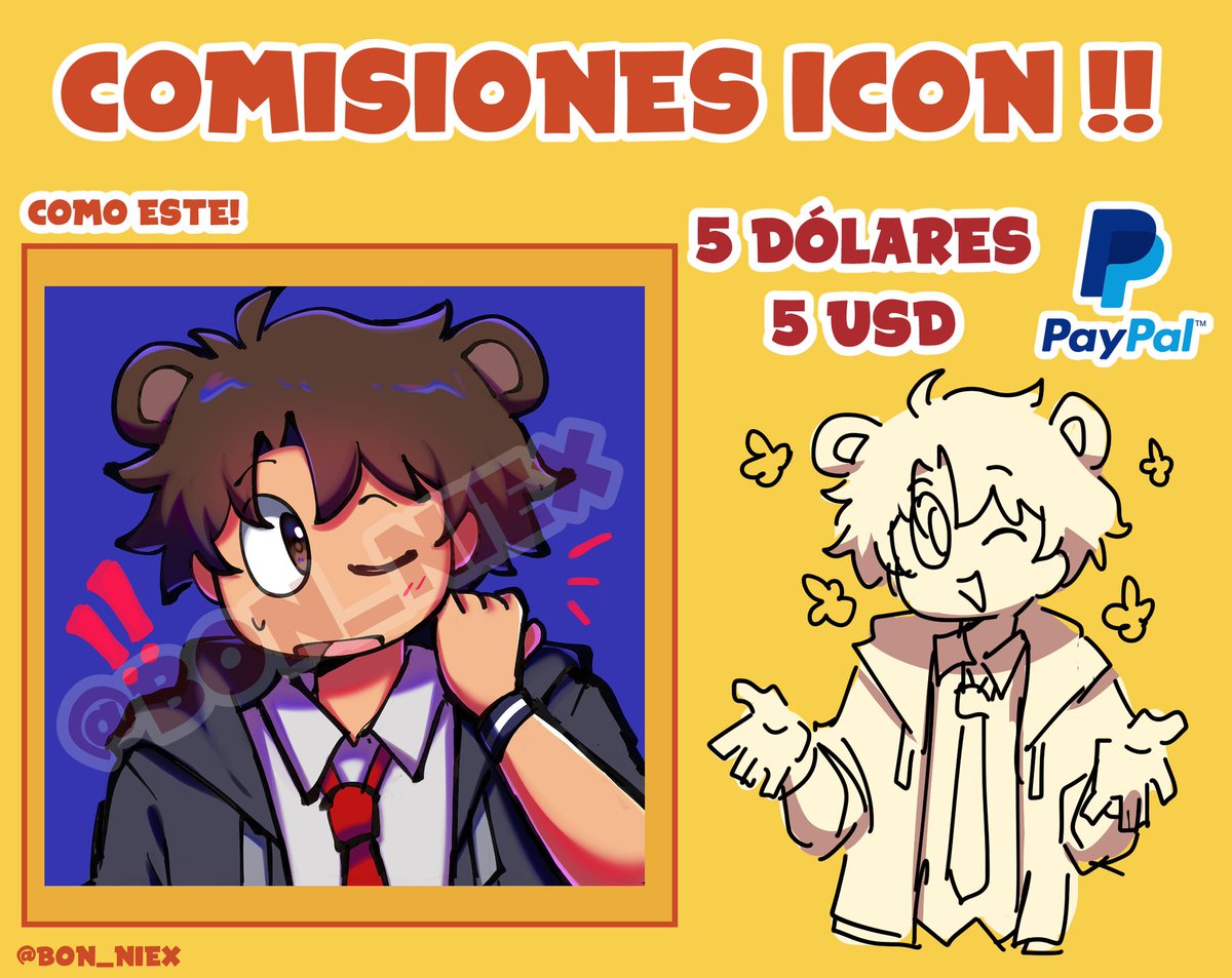 bon_niex's tweet image. ‼️COMISIONES DE ICON/FOTO DE PERFIL‼️
Hablenme por Mensaje directo si desean una o tienen dudas 💙
Rts se aprecian uwu