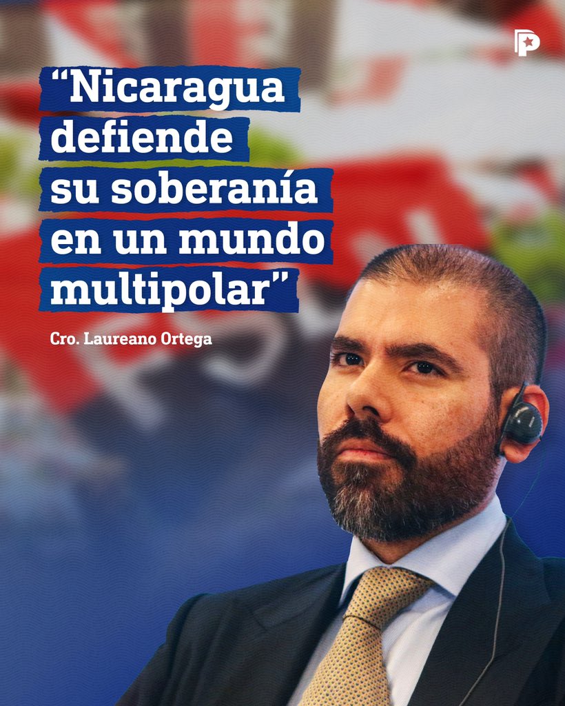 PrensaPopulr's tweet photo. 🌐🇳🇮 En una entrevista exclusiva con #RT, Laureano Ortega Murillo destacó el firme compromiso de #Nicaragua con su soberanía e independencia, defendiendo los principios de un orden mundial multipolar basado en la cooperación y el respeto mutuo. ✊🤝 https://t.co/TOZUsbhBQ1