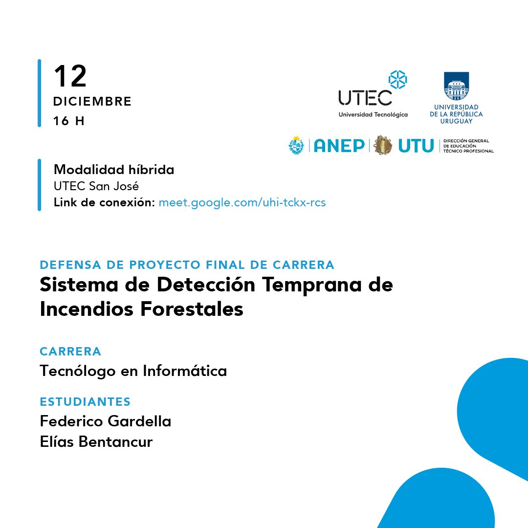 #Defensa de #Proyectos finales de #Carrera2024

#TISJ #UTEC #UdelaR #UTU #Tecnólogo #SanJose #UY