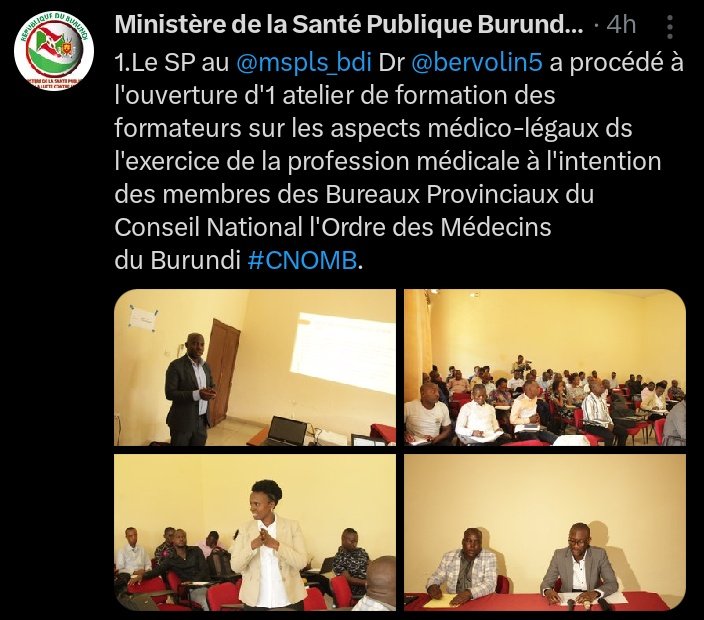 Dr. Gilles Eloi Rwibuka ACP, PhD tweet media