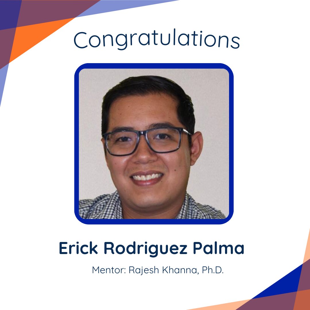 UF_Pharmacology's tweet image. Congratulations to Erick Rodriguez Palma for being awarded a 2-year PhRMA Foundation postdoctoral fellowship @KhannaLabUF