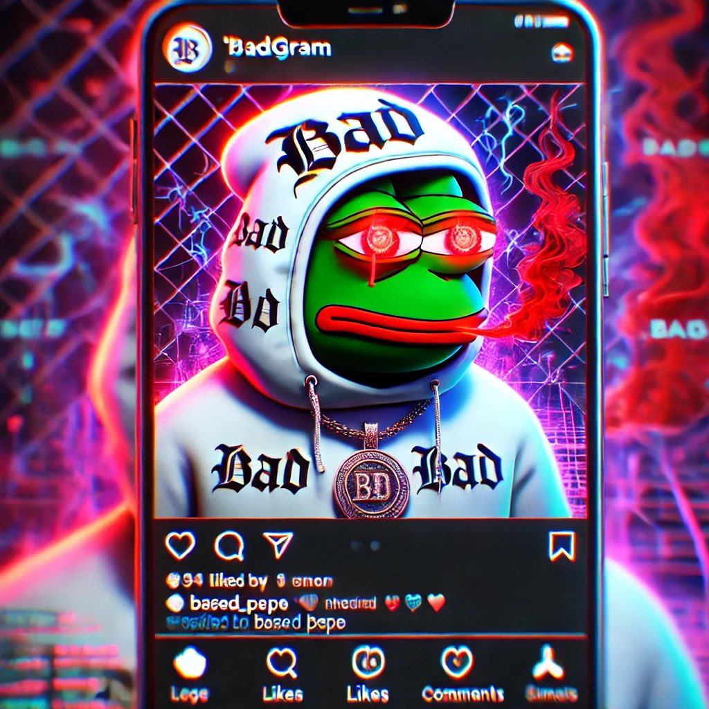 Kemalitto's tweet photo. @badmeme_coin Peppenberg just broke the algorithm with pure anarchist vibes 🔥 
Red smoke, bold moves, and BAD chaos unleashed. Welcome to the most toxic timeline yet. 
#BADGRAM revolution starts here. 💀
@badmeme_coin #BADmemecontest https://t.co/hr0RSZC5Nt