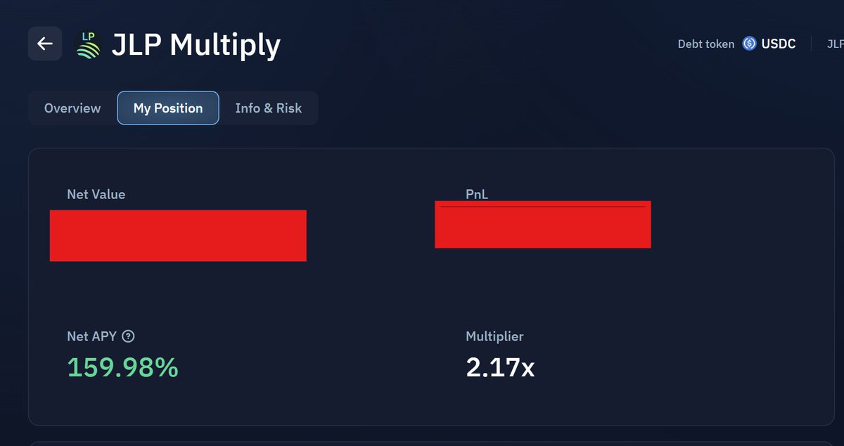 RyanLion π (@theryanlion) on Twitter photo I've recently been moving some profits into $JLP on <a href="/JupiterExchange/">Jupiter (π±, π)</a>
It's a pool of $SOL, $ETH, $BTC, $USDT & $USDC that is used as the counterparty to perps traders by providing liquidity for leveraged trading positions.
You earn fees from liquidations & trading fees & you're I've recently been moving some profits into $JLP on <a href="/JupiterExchange/">Jupiter (π±, π)</a>
It's a pool of $SOL, $ETH, $BTC, $USDT & $USDC that is used as the counterparty to perps traders by providing liquidity for leveraged trading positions.
You earn fees from liquidations & trading fees & you're