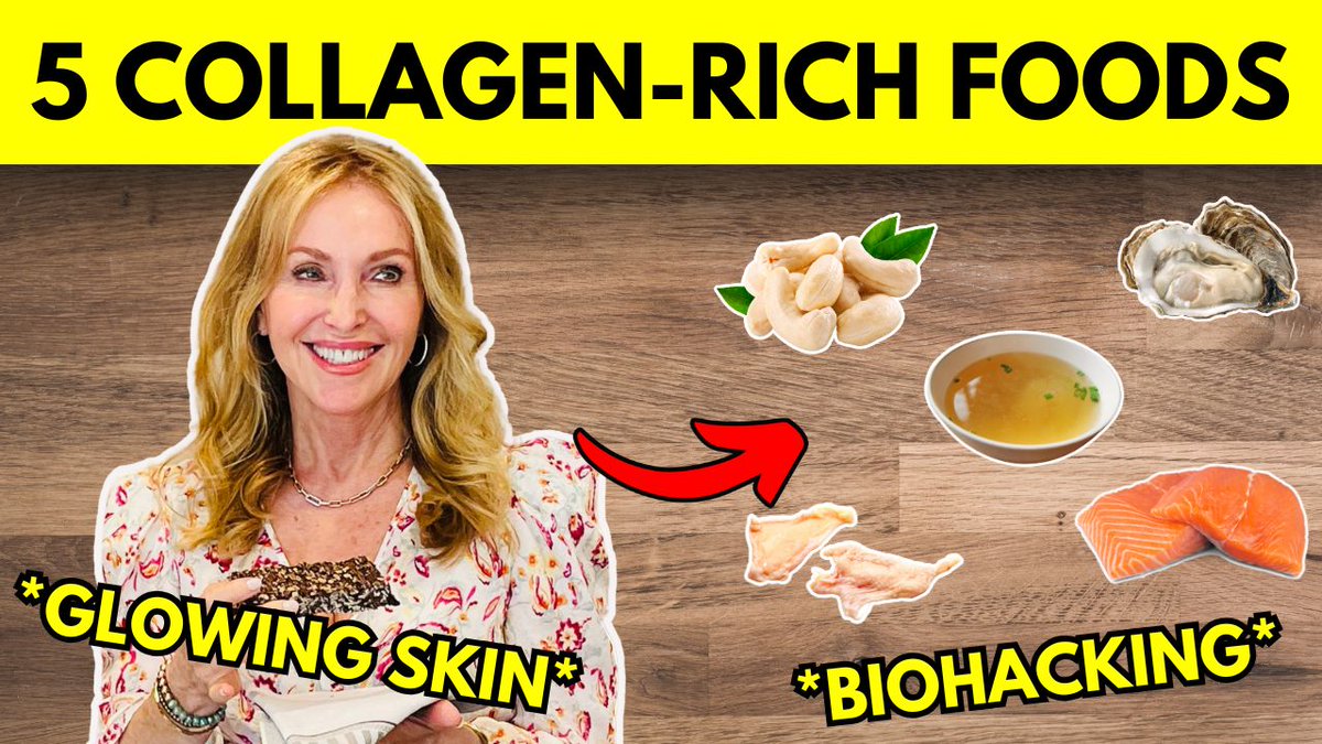 plastixdocs's tweet image. Want glowing skin? ✨ We reveal 5 collagen-rich foods and biohacking tips to boost your health and vitality! 🌱 Learn how to optimize your diet and personalize your wellness routine for maximum results. WATCH NOW! 💪l8r.it/fDip #HealthTips #Biohacking #GlowingSkin