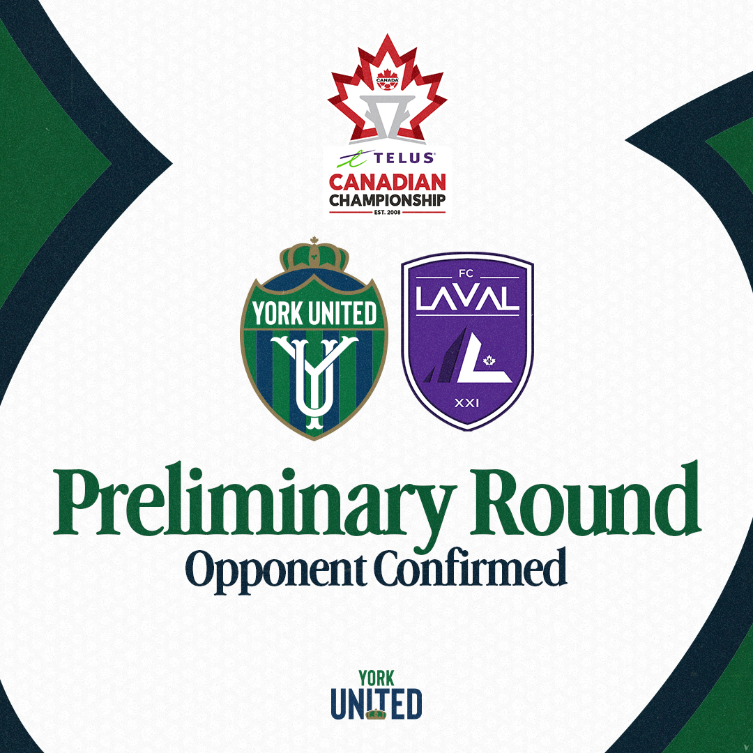 inter__toronto's tweet photo. For the first time in club history, The Nine Stripes will face FC Laval of @Ligue1QC in the Preliminary Round of the 2025 @telus Canadian Championship

#BetterTogether | #YorkUnitedFC https://t.co/I8Kw35YcAB