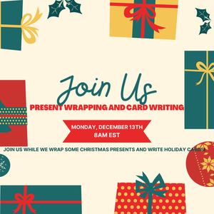Letters_Against's tweet photo. Winter break is coming up ☃️ so let's rest our minds and take a break from work or school to come together to create holiday crafts while listening to Christmas music!

Zoom Link: https://t.co/cYr3cr8iBl https://t.co/dIlDikVw8W