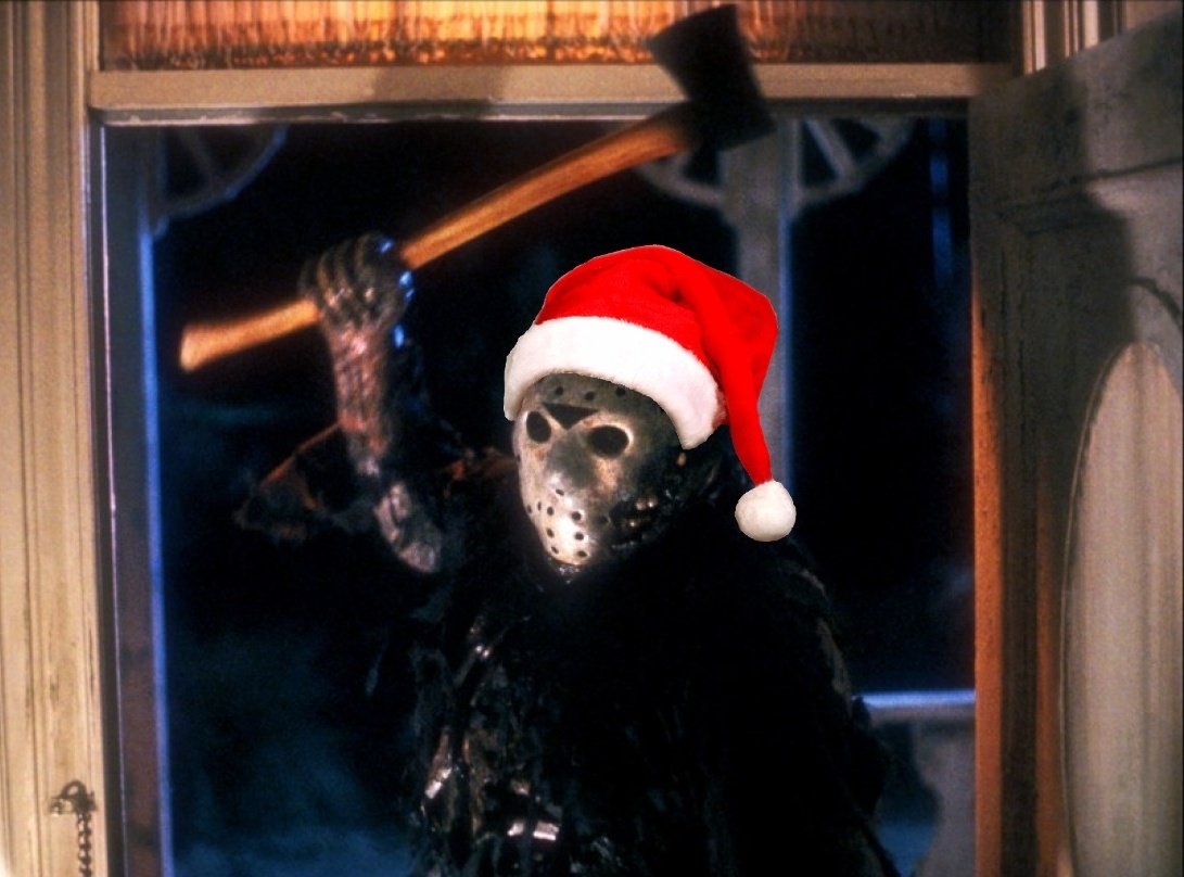 FinalDude78's tweet image. dont forget to leave out some milk and cookies for Jason tonight... maybe a machete too