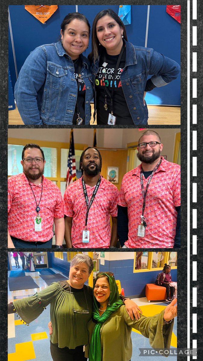 DillardMagnetES's tweet photo. Teacher Twin Day was today! Who’s who? We can’t really say! #StaffSpiritWeek @rsykez @MollyMo518 @jqjoyner1 @ddmespta https://t.co/BLELFYFZww