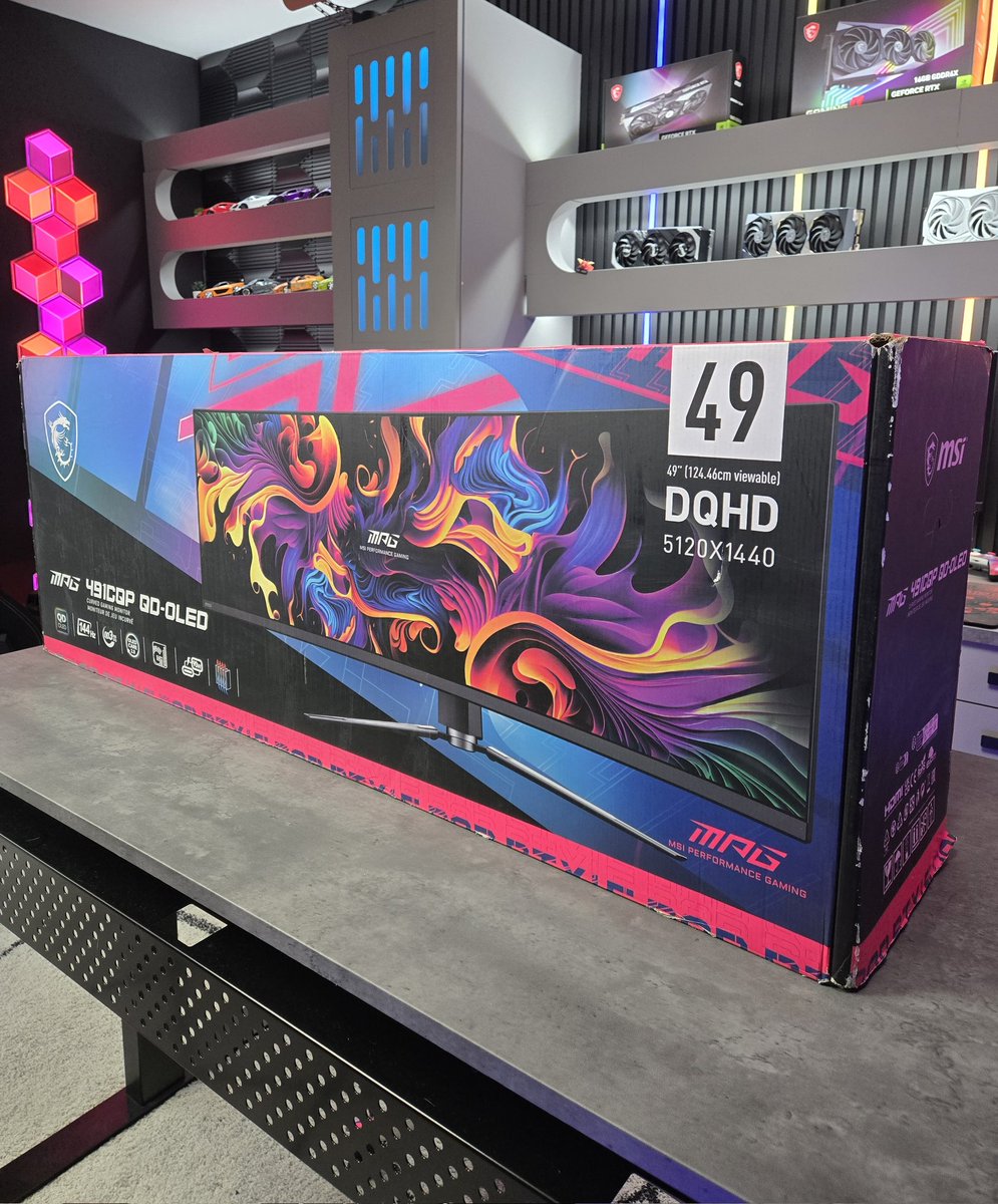 brittnaynay3's tweet image. Who wants to Win this???? GIVEAWAY goes live tomorrow!!!! Keep an eye out! 👀👀🥰🥰 49-inch Oled Monitor and one of the best ones out there! @msiUSA