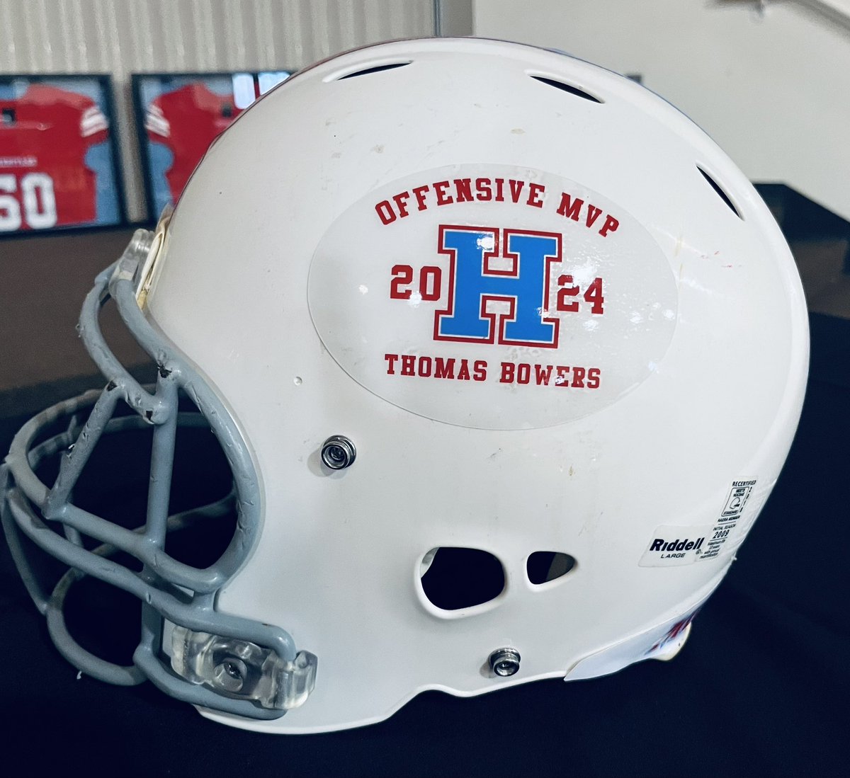 Thankful to be a part of this special team. Appreciate all the support from my coaches and my teammates, esp my linemen who block for me! Couldn’t be an offensive MVP w/out the big men going to war in the trenches!