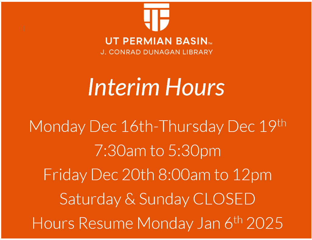 UTPBFALCONLIB's tweet photo. Hi Falcons!
Finals are over! Time to breathe!
Here are our hours next week before we close for Winter Break!
#UTPBLibrary #WinterBreak https://t.co/r6P1PM6yQV