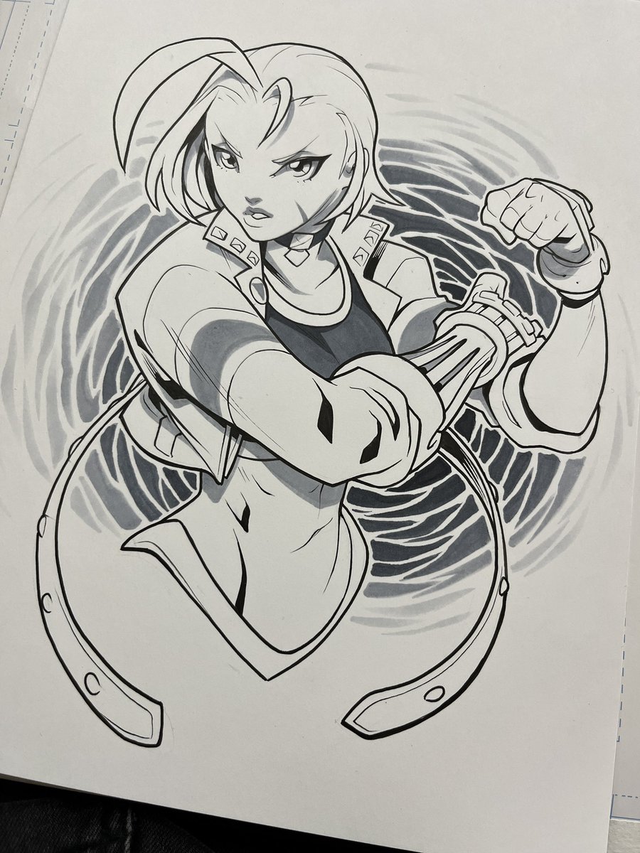 Here are some black and white commissions I did during Japan Comic Art Expo 2024. Had an absolute blast hanging with the @udonent crew in Tokyo. #japancomicartexpo #edwinhuang #streetfighter #cammy #ibuki 
