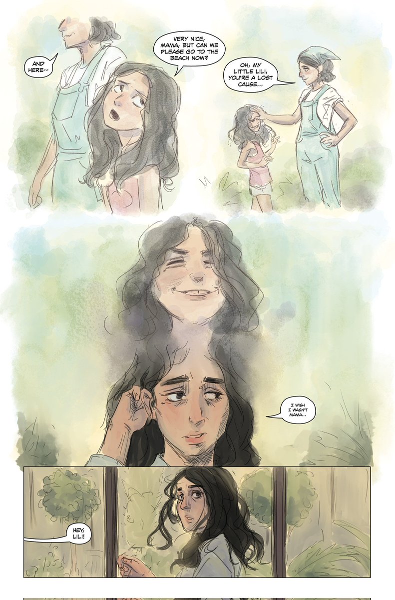 THIS is how you draw a flashback transition!!!

We were so blessed to have <a href="/thegoblinfury/">Sam (COMMS OPEN)</a> on art for our graphic novel TUNIS TO SYDNEY. 

If you want to see more of Sam's marvellous art, you can order the book at any comic or bookstore globally, or on websites like Amazon.