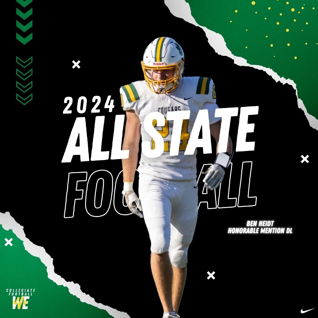 Congrats Ben Heidt on his All State honors!