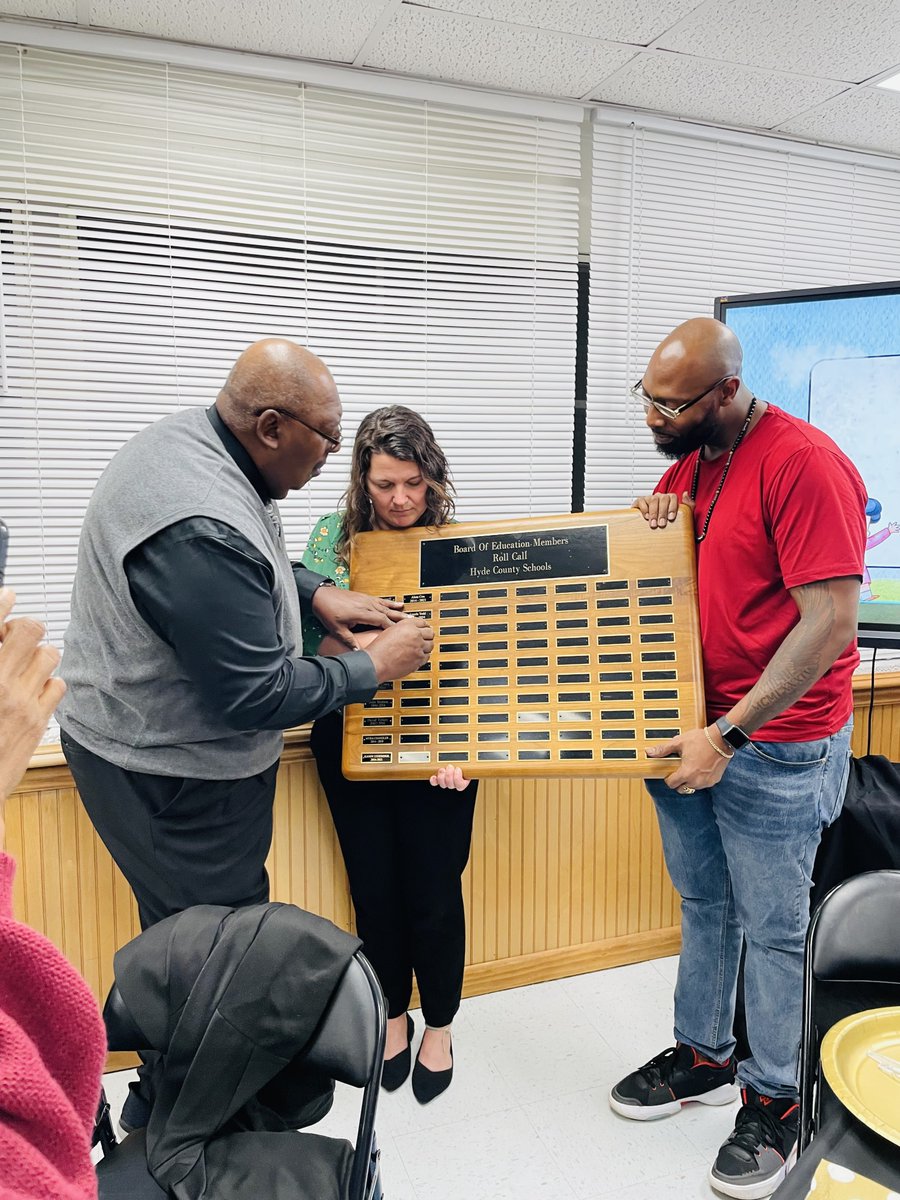 We celebrated Mr. Thomas Whitaker and his 24 years of service to the school system as a member of the Board of Education. We are forever grateful for the time served and wish him the very best in his future endeavors. Job well done, sir!