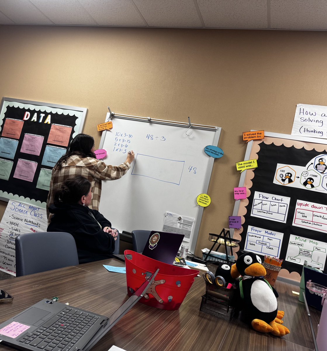 Love when my teams share math strategies during planning. Makes my teacher heart happy!! So many great ideas from each of us 🤗 #cfisdmath