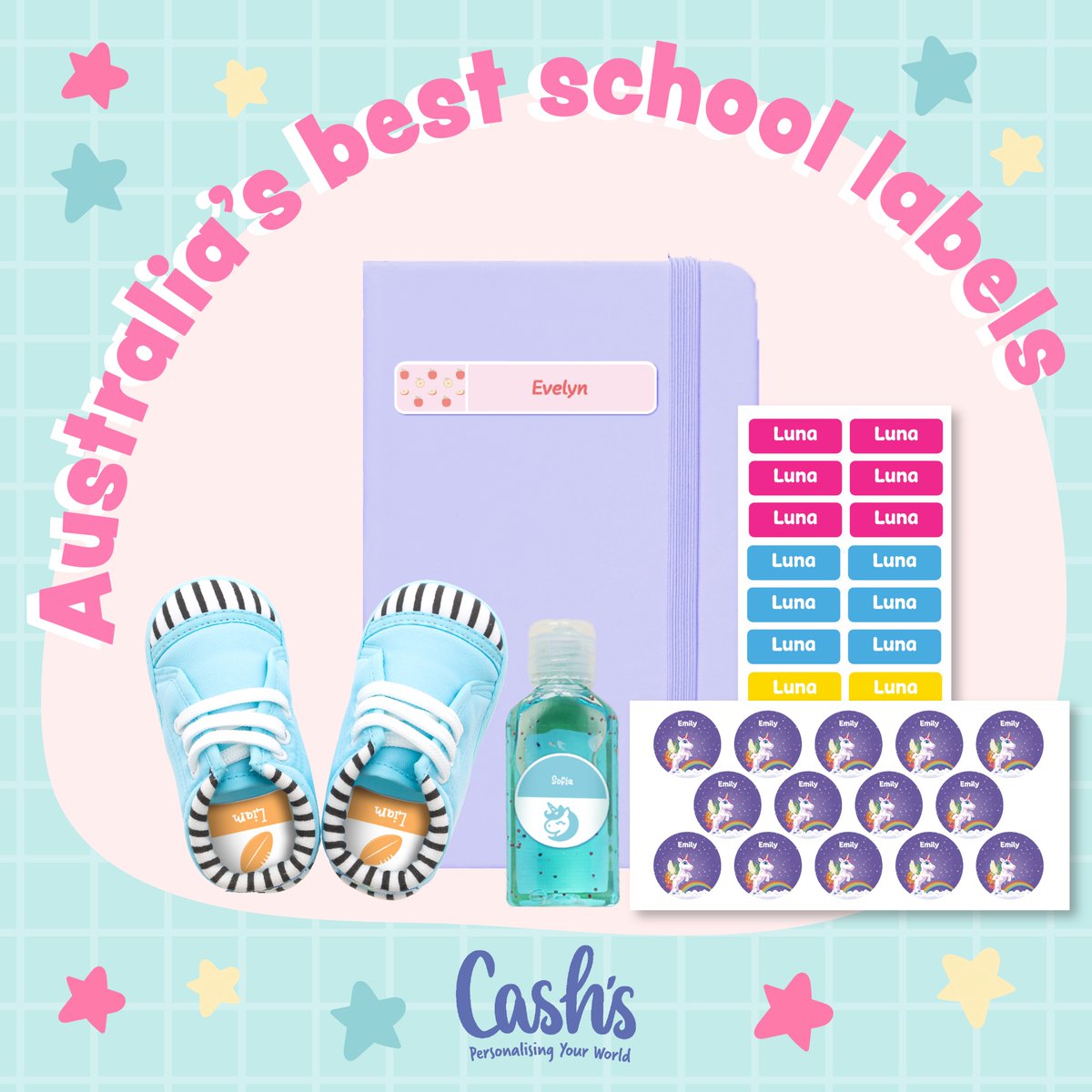 Cashs_au's tweet image. Cash's name labels are dishwasher safe, waterproof and totally cute.

Shop now at cashs.net.au/name-labels/na…

#namelabels #schoollabels #kindynamelabels #cashs #kidsnamelabels #daycarelabels