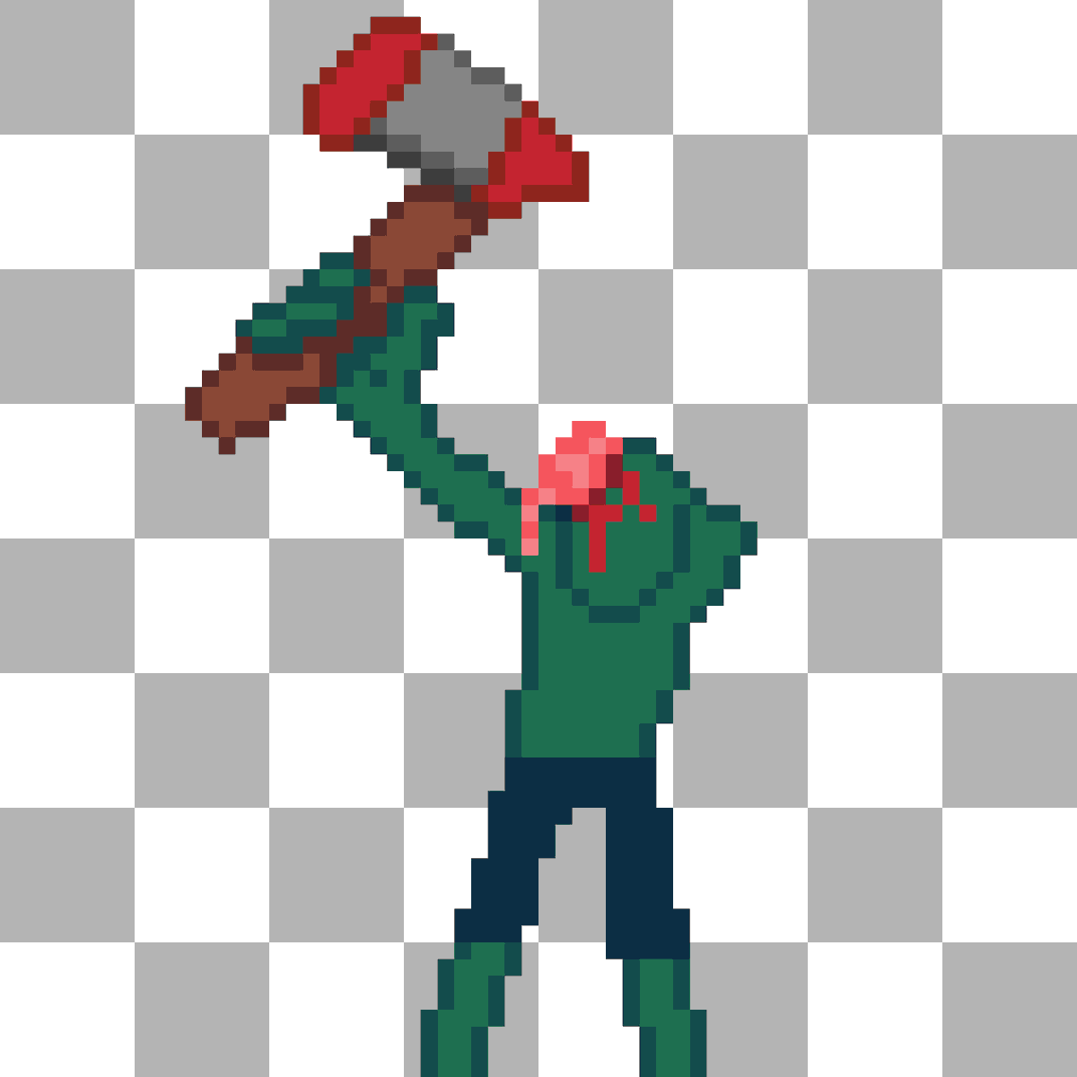 Zeta3dolar's tweet photo. Zombie To' reventao 

#pixelart #pixelatist https://t.co/3BRTjF8fIF