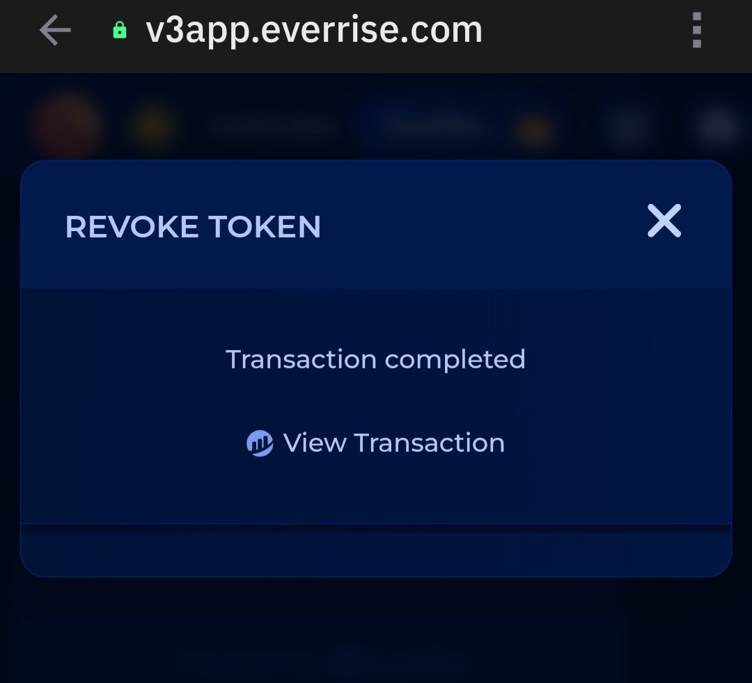 I just used #EverRevoke to keep my wallet safe.

You should also stay safe and take control over who has access to your wallet!

Revoke token approvals on #BNB, #ETH, #MATIC, #AVAX and #FTM by utilizing #EverRevoke.

Powered by #EverRise.

everrise.com/revoke