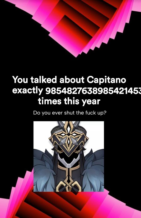 AcervoCapitano's tweet photo. My spotify wrapped guys https://t.co/ZnbnhlfuWx