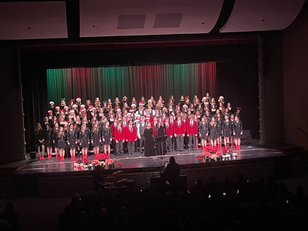 Two of my favorite nights of the year - the Christmas concerts for our bands and choirs!