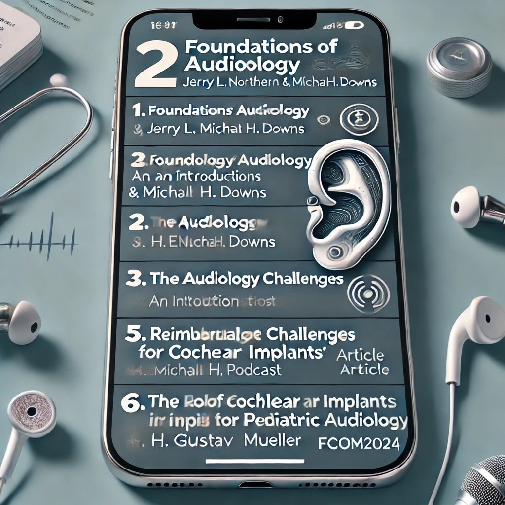 📚 Recommended resources from #FCOM2024 speakers: books, articles, and podcasts in ENT &amp; audiology. 

What’s your go-to for learning? 👇 
#Audiology #ENT