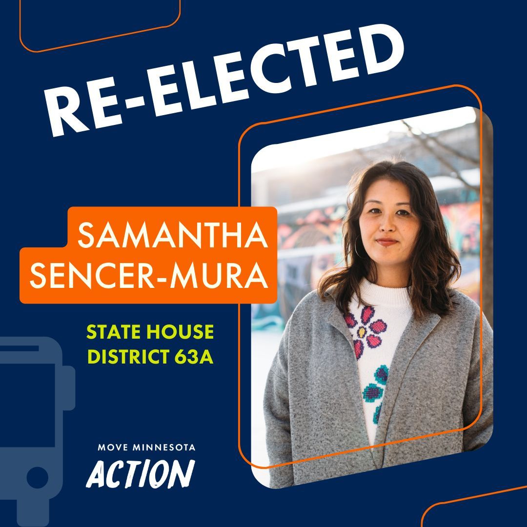 Looking forward to a new year &amp; new legislative session ahead! Excited to keep working with community members, partners &amp; lawmakers like Rep. Sam Sencer-Mura to protect &amp; grow the big transit &amp; climate progress we've made together for MN families. 🌎🚌❤️ #mnleg @sencermura4mn