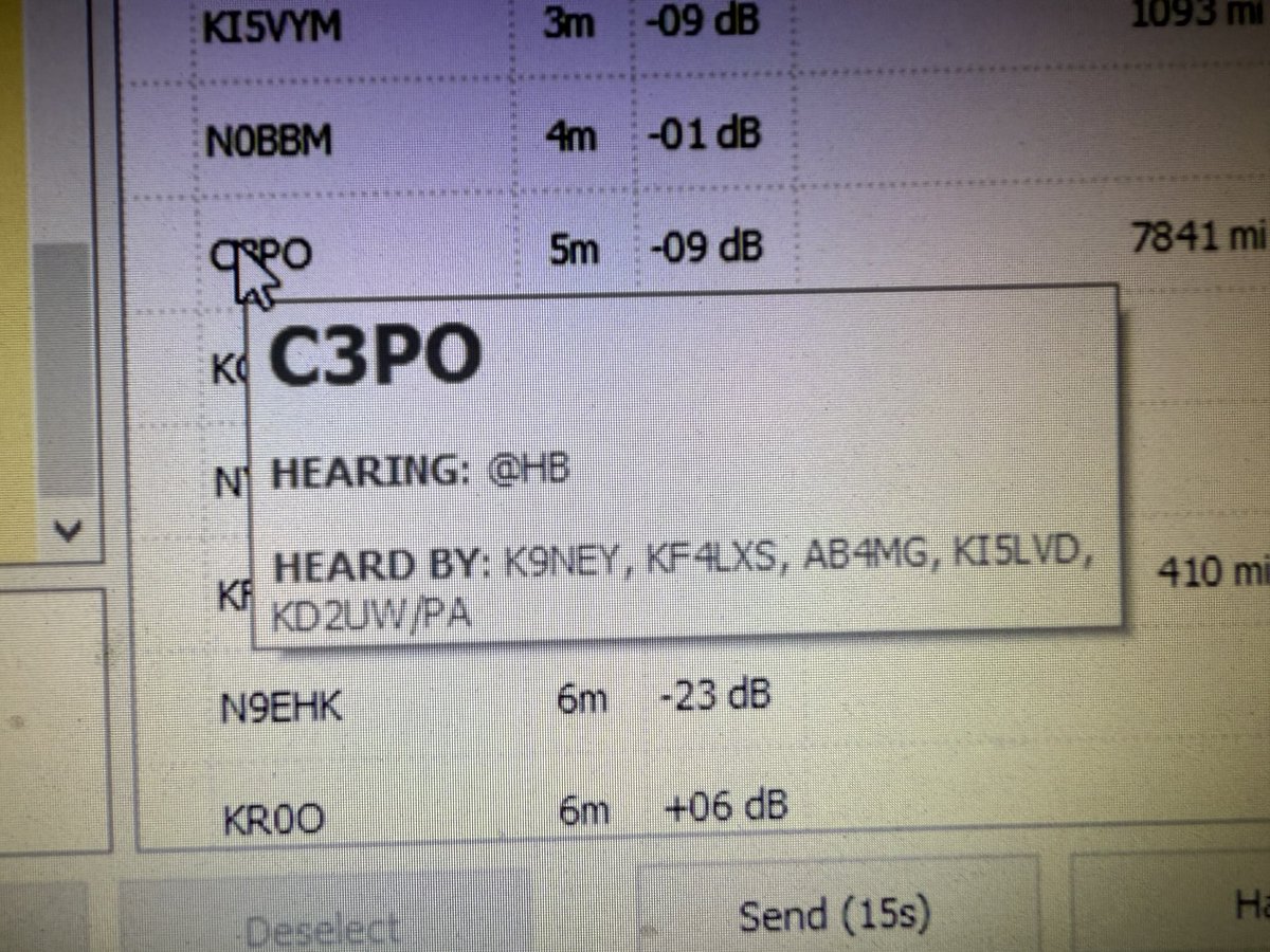 Coolest Callsign ever.
 #hamradio #starwars