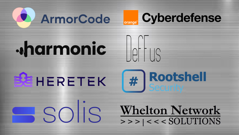 BSidesLondon's tweet photo. Finally, thanks to the #BSidesLDN2024 Silver Sponsors:
armorcode @code_armor 
Deffus
Harmonic Security @harmonicsec
Herektek @HeretekLtd
Orange Cyber Defence @OrangeCyberUK
Rootshell Security @RootshellSec
Solis @MooreSecurity 
Whelton Network Solutions @WNS_Networks https://t.co/j5mhclcxGY