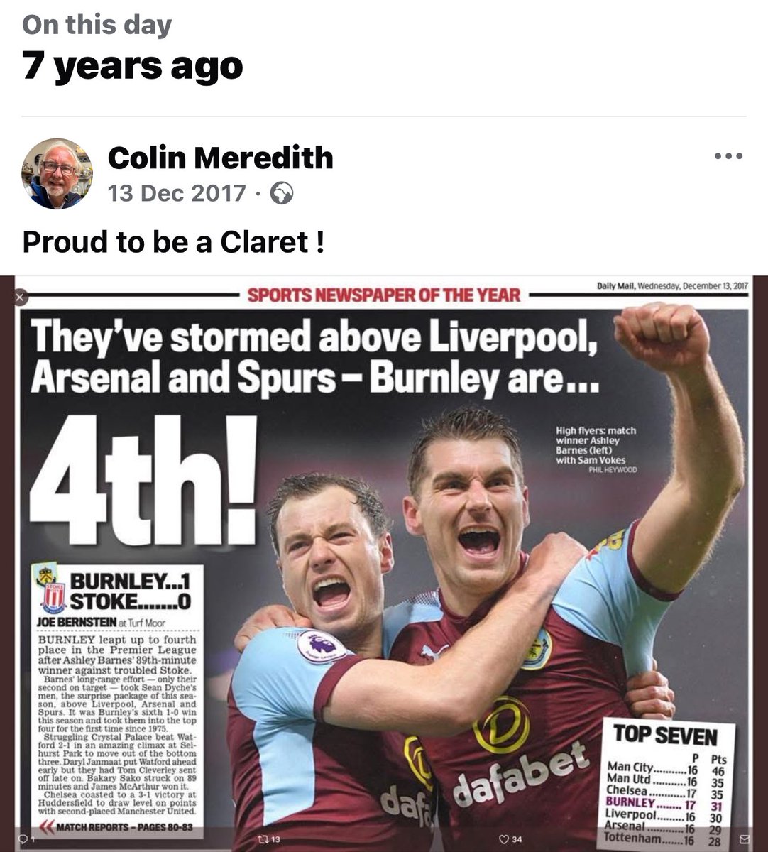After a tight win against Stoke.  #twitterclarets