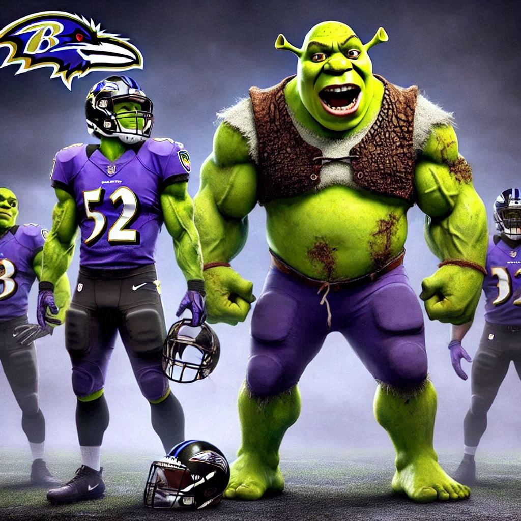 Ravens Shrek tweet media