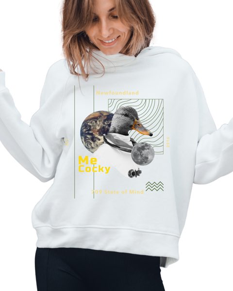 RockIslandGear's tweet photo. Bold. Quirky. Fun. The new ‘Me Cocky’ design is here! Channel your inner confidence, Newfoundland-style. 🦆 #MeCocky #709StateOfMind #Newfoundland https://t.co/YfUIx0gcHE