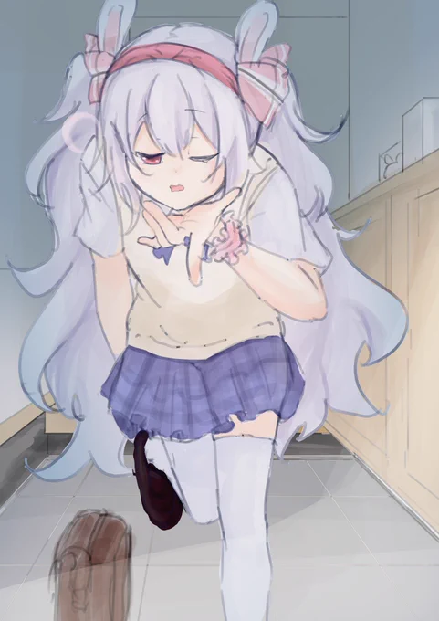 朝ねむラフィーちゃん 
