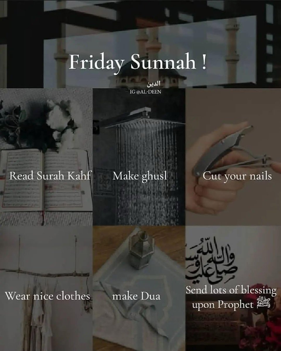 Al__Quraan's tweet photo. Friday Sunnah https://t.co/aHfxEW0qsr