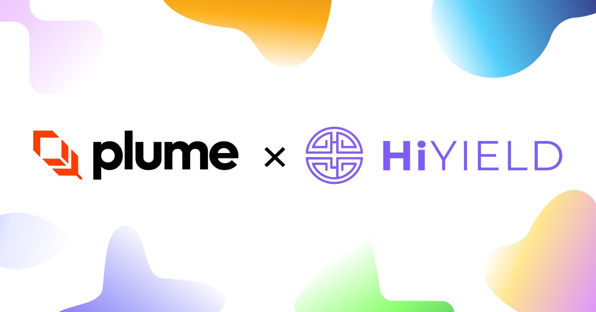 🪶 Global capital markets are going onchain.

We're pleased to work together with <a href="/hiyield_xyz/">HiYield</a> to enable access to T-bills, corporate bonds, asset-backed securities, equities, private credit, and more.

Access a growing selection of traditional asset types on Plume, coming 🔜