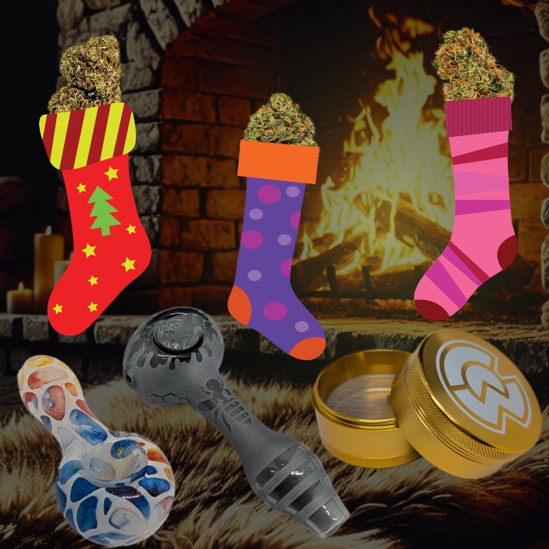 coloalternative's tweet photo. Have you made your list? How about checking it twice?
We've got the goods to stuff any stoner's stocking.
โ Valid CO MMJ Card Req'd
Hashtags go here
#ColoradoWeedery #ColoradoAlternative #StockingStufferGoals #StonerHoliday #CannabisChristmas #21AndOver #GreenGifts #HighHolidays https://t.co/vBSv1KUg7G