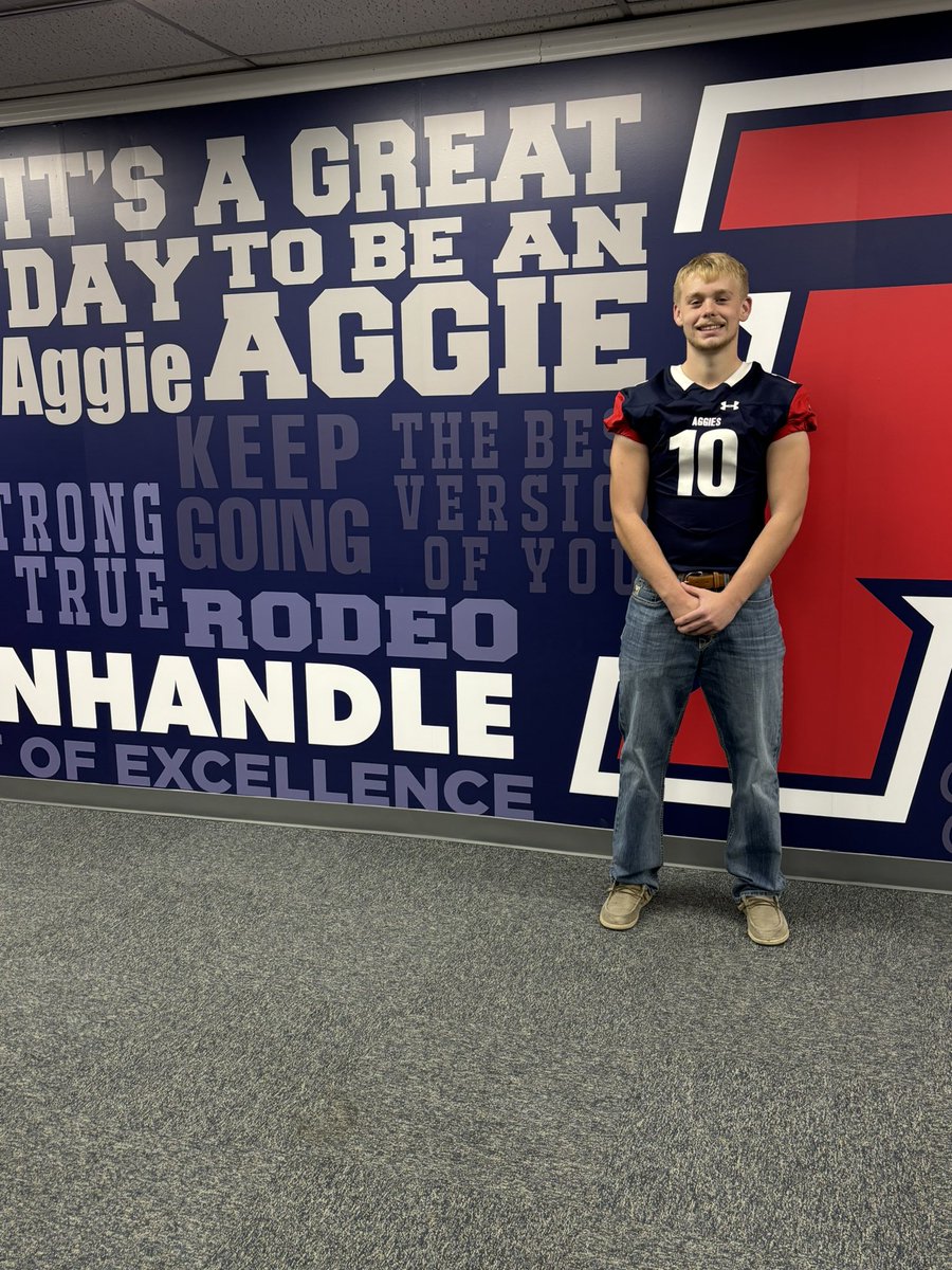 After a great phone call with <a href="/EbelharB/">Brandon Ebelhar</a> and campus tour with <a href="/CoachKKerns/">Kenzie Kerns</a> , I am extremely blessed to receive an offer to play for <a href="/OPSUFootball/">OPSU Football</a> ! #hailtheaggiecrew <a href="/PryorTigerFB/">Pryor Tiger Football</a> <a href="/Coach_DavisPHS/">Kenny Davis</a> <a href="/CoachSaiz10/">Clayton Storm Saiz</a>