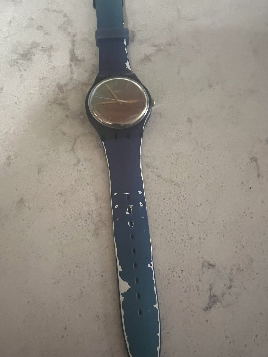 sfortnum's tweet photo. @Swatch I bought this in May. Pretty disappointed. https://t.co/3Sq41oLZqu