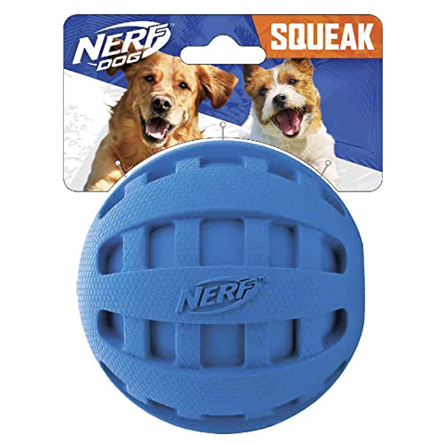 I just received Nerf Dog Rubber Ball Dog Toy with Checkered Squeaker, Lightweight, Durable and Water Resistant, 4 Inch Diameter for Medium/Large Breeds, Single Unit, Blue - 4 Inch Blue - from Thorticus_Maximus via Throne. Thank you! throne.com/teshy #Wishlist #Throne
