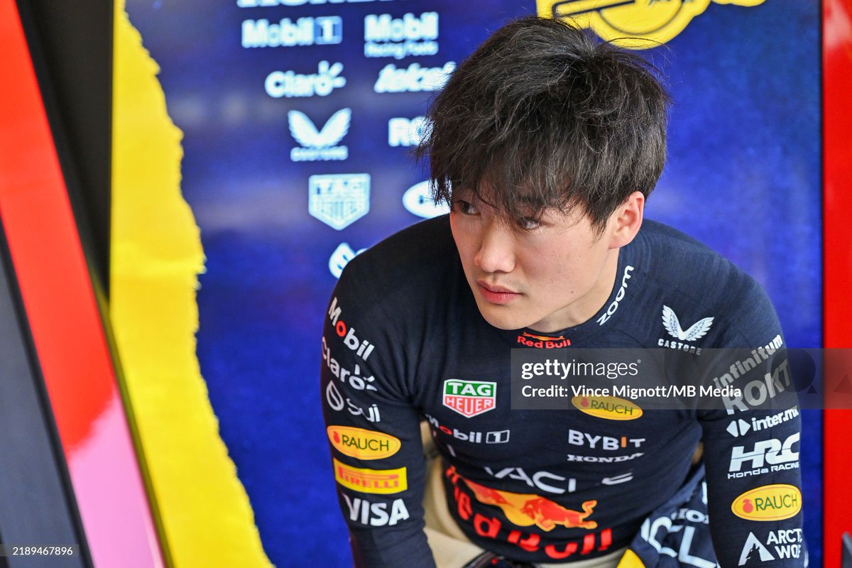 whiscatto's tweet photo. that face card in a getty image, yuki tsunoda you will always be hot https://t.co/5Mii2bIB3Z
